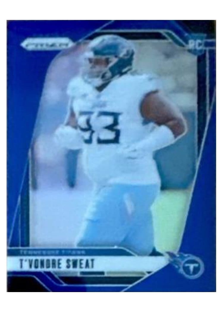 2024 Panini Prizm Base Set T'Vondre Sweat Blue #394 card
