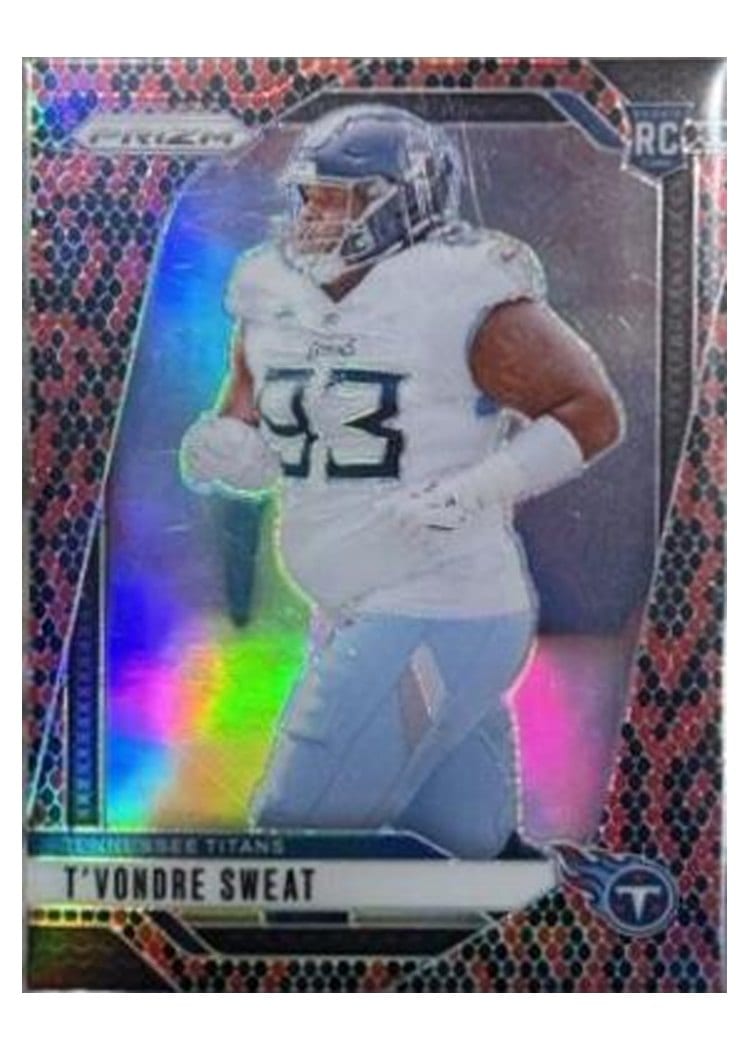 2024 Panini Prizm Base Set T'Vondre Sweat Snakeskin #394 card