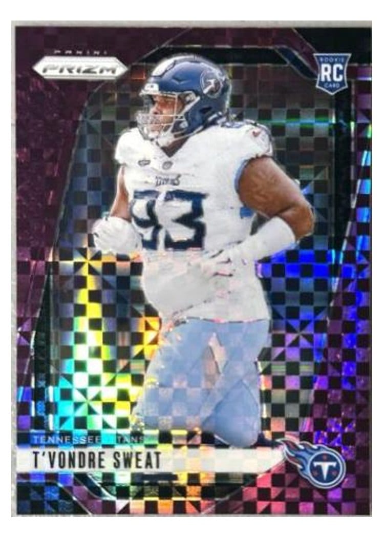 2024 Panini Prizm Base Set T'Vondre Sweat Purple Power #394 card