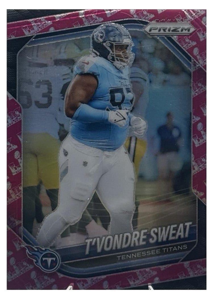 2025 Panini Prizm Base Set T'Vondre Sweat #80 card