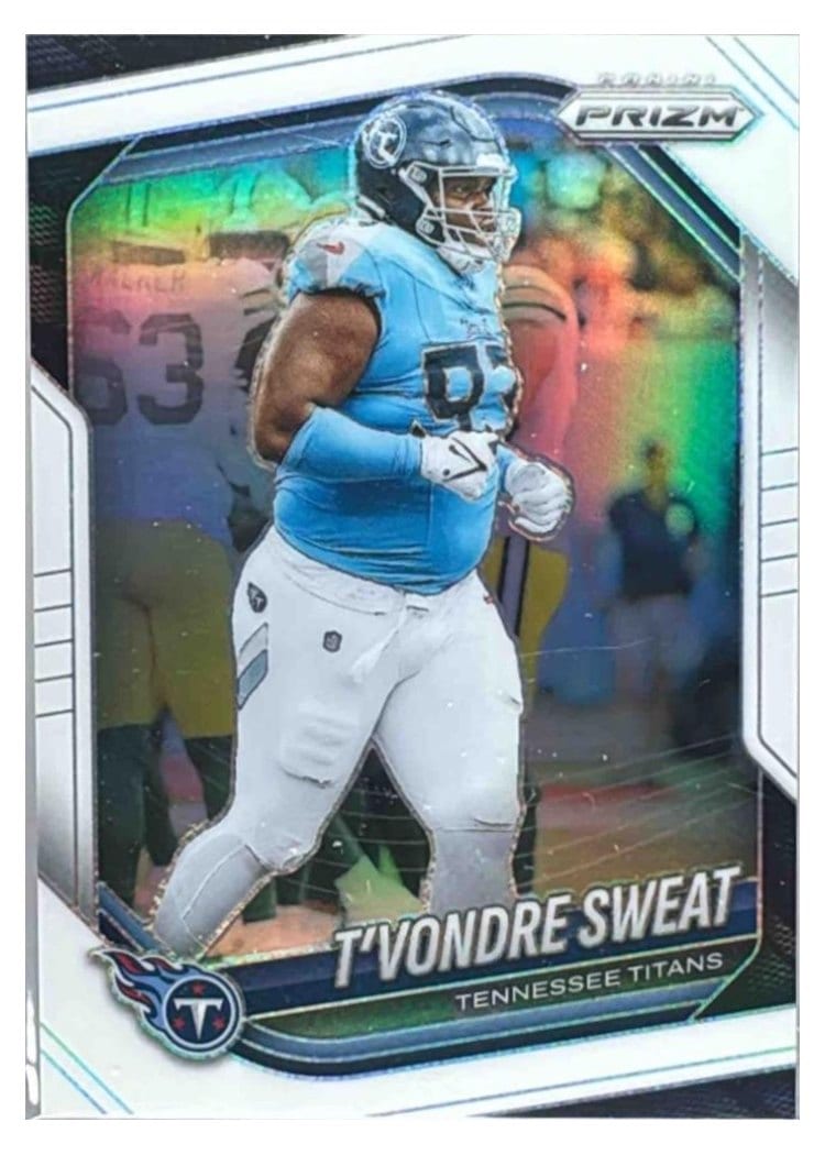 2025 Panini Prizm Base Set T'Vondre Sweat #80 card