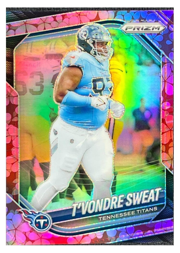 2025 Panini Prizm Base Set T'Vondre Sweat Plum Blossom #80 card
