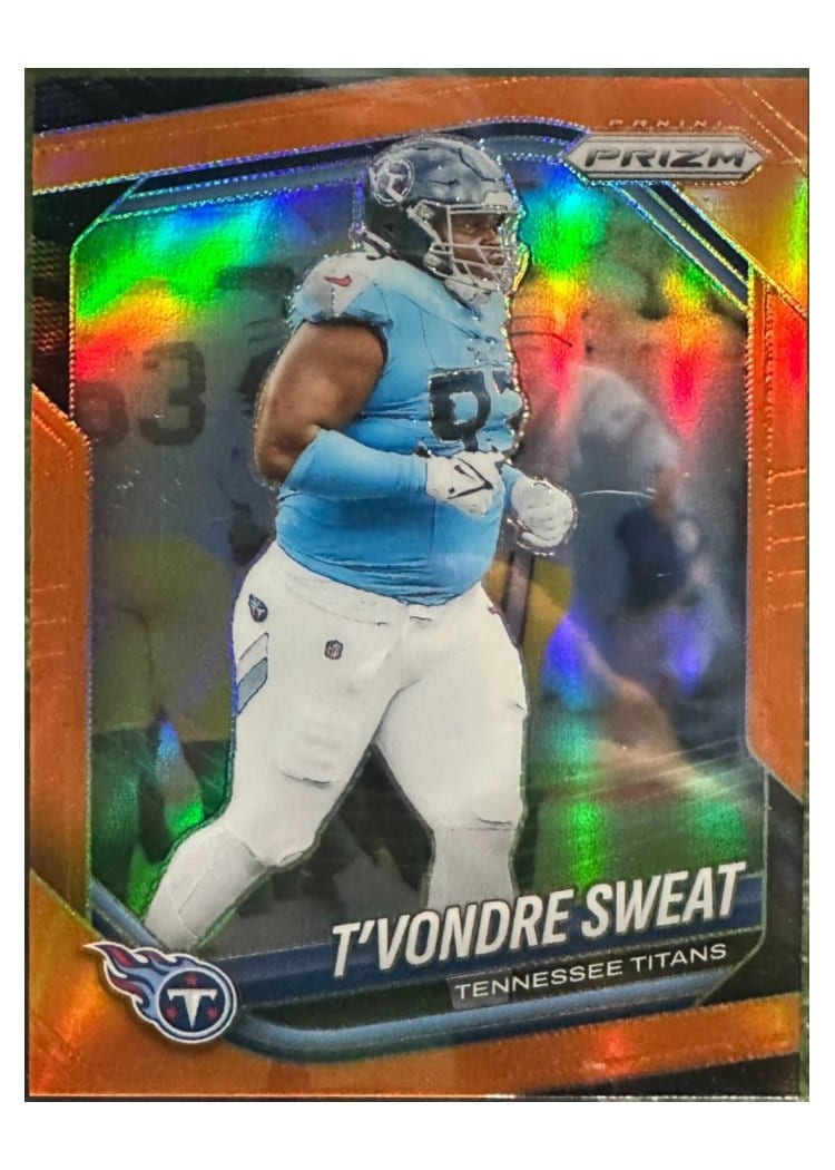 2025 Panini Prizm Base Set T'Vondre Sweat #80 card