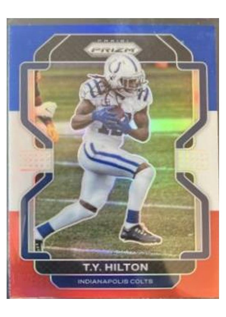 2021 Panini Prizm Base Set T.Y. Hilton #21 card