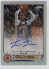 2022 Topps Chrome McDonald's All American Topps Chrome Autographs Ta'Niya Latson #CA-TL card