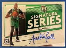 2020-21 Donruss Optic Signature Series Tacko Fall #SS-TFL card