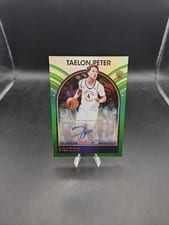 2025-26 NBA Hoops 1989 Hoops Signatures Taelon Peter #89S-TP card