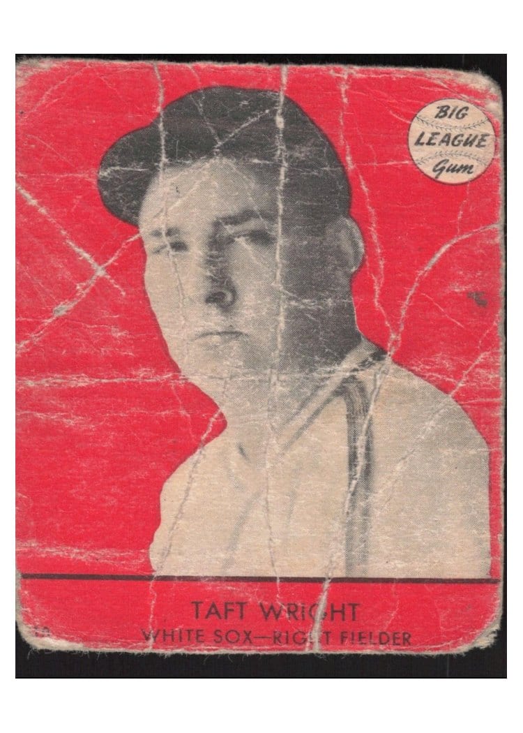 1941 Goudey Taft Wright #10 card
