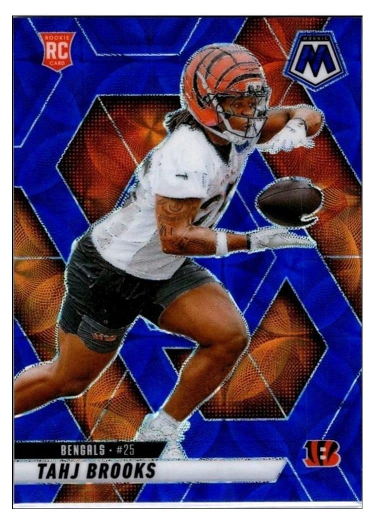 2025 Panini Mosaic Base Set Tahj Brooks #400 card