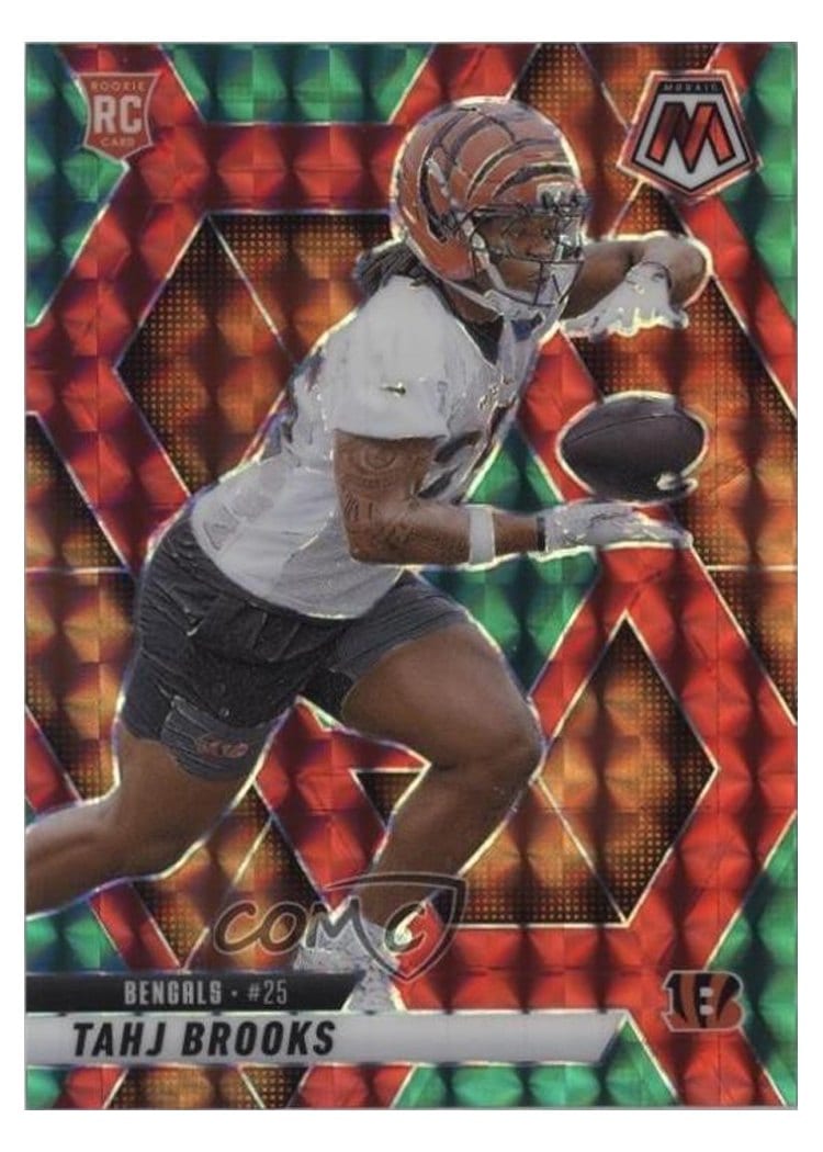 2025 Panini Mosaic Base Set Tahj Brooks #400 card