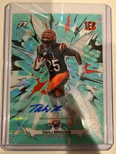 2025 Topps Chrome Retail Rookie Autographs Tahj Brooks #RRA-TB card