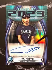 2023 Bowman Draft Class of 2023 Autographs Tai Peete #23A-TP
