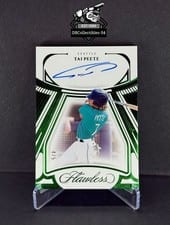2024 Panini Flawless Draft Signatures Tai Peete #DS-TP card