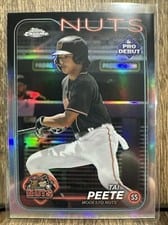 2024 Topps Pro Debut Chrome Autographs Tai Peete #PDC-107 card