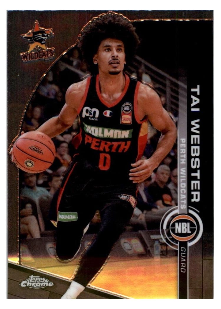 2023-24 Topps Chrome NBL Base Set Tai Webster #70 card