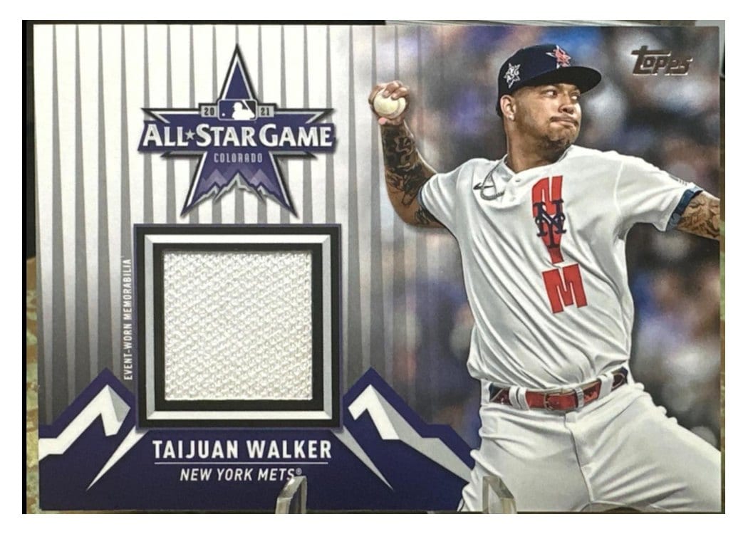 2021 Topps Update All-Star Stitches Taijuan Walker #ASSC-TW card