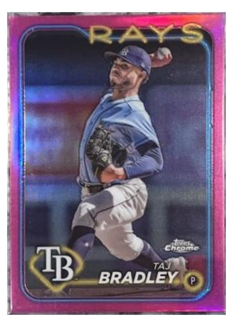 2024 Topps Chrome Base Set Taj Bradley #83 card