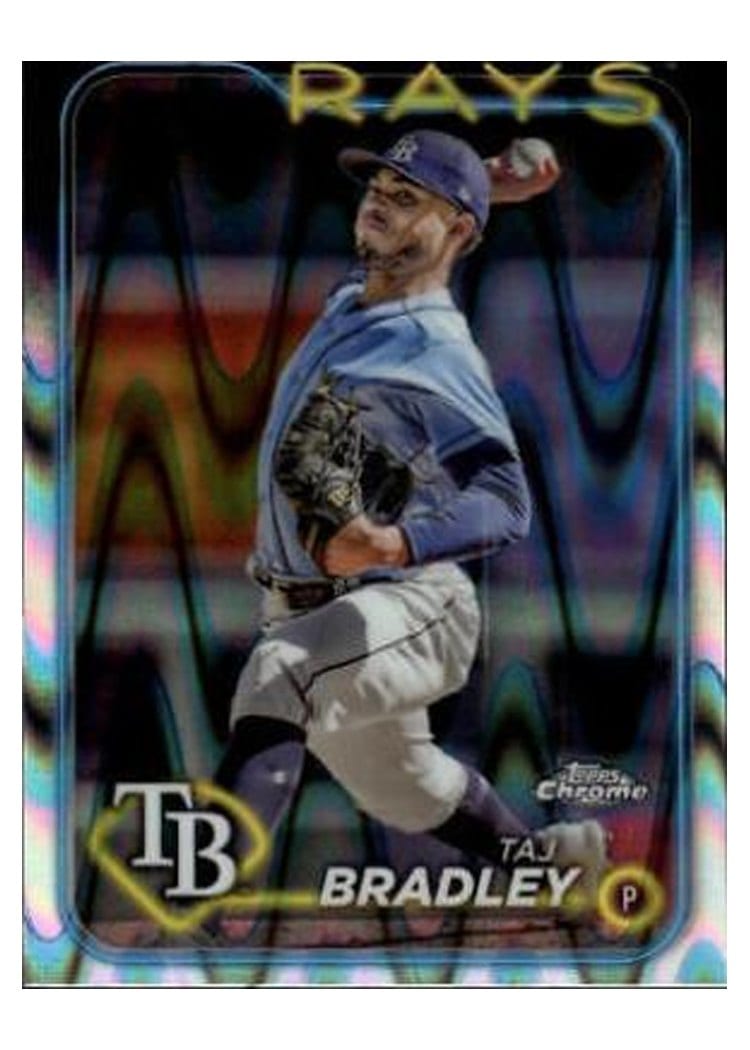 2024 Topps Chrome Base Set Taj Bradley #83 card