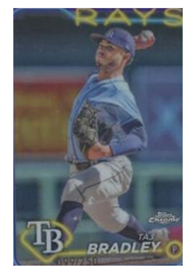 2024 Topps Chrome Base Set Taj Bradley #83 card