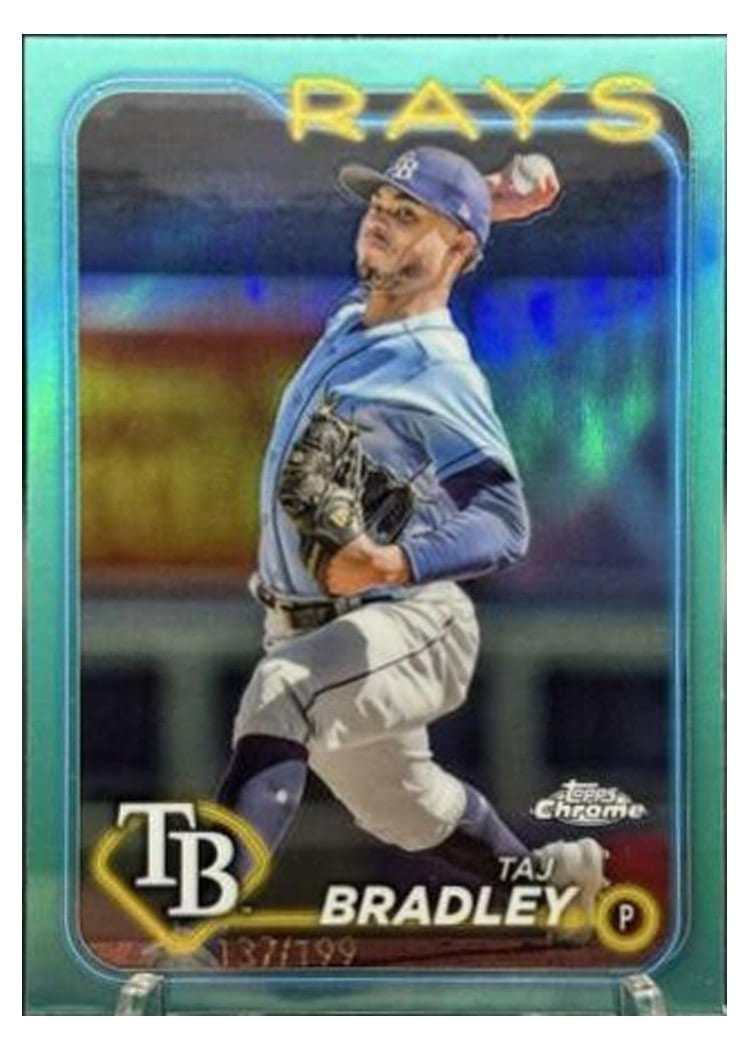 2024 Topps Chrome Base Set Taj Bradley #83 card