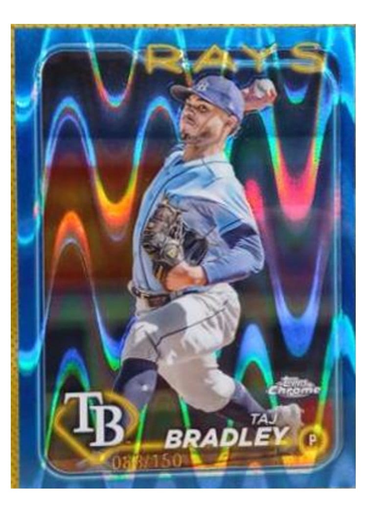 2024 Topps Chrome Base Set Taj Bradley #83 card
