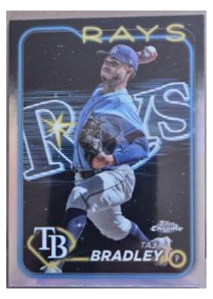 2024 Topps Chrome Base Set Taj Bradley #83 card
