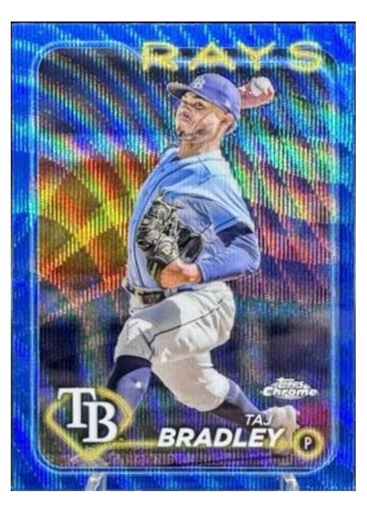 2024 Topps Chrome Base Set Taj Bradley #83 card