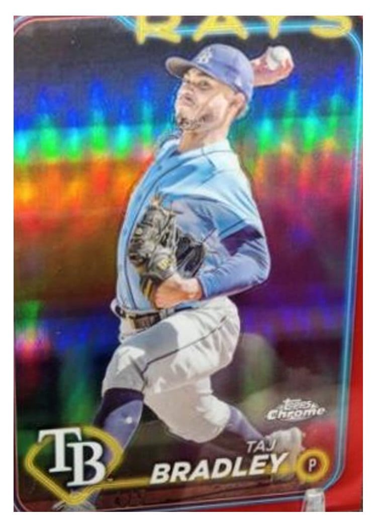 2024 Topps Chrome Base Set Taj Bradley #83 card