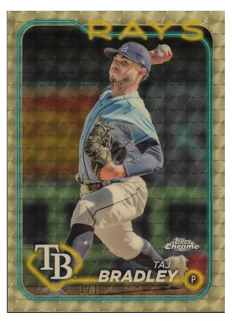 2024 Topps Chrome Base Set Taj Bradley #83 card