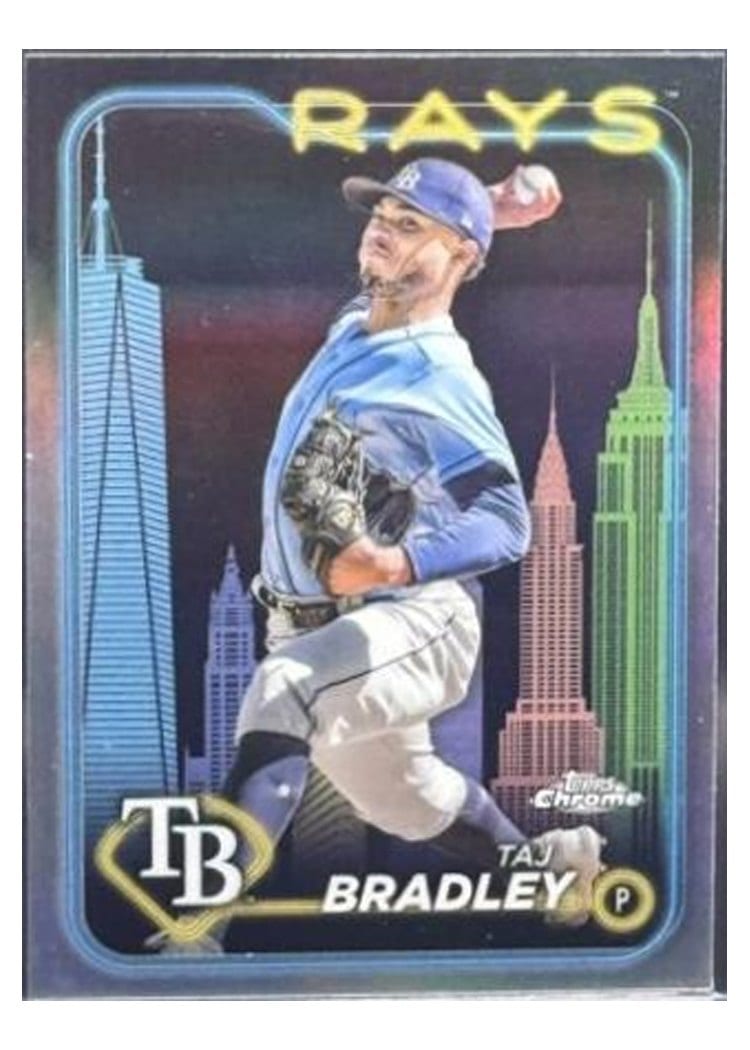 2024 Topps Chrome Base Set Taj Bradley #83 card