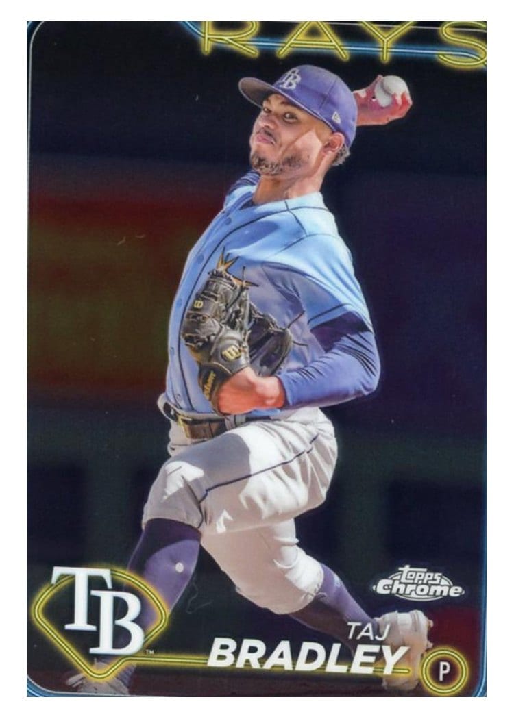 2024 Topps Chrome Base Set Taj Bradley #83 card