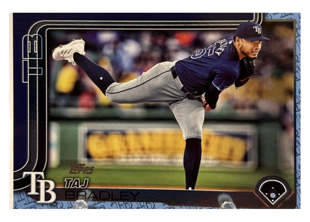 2025 Topps Base Set Taj Bradley Tin Variations #183 card