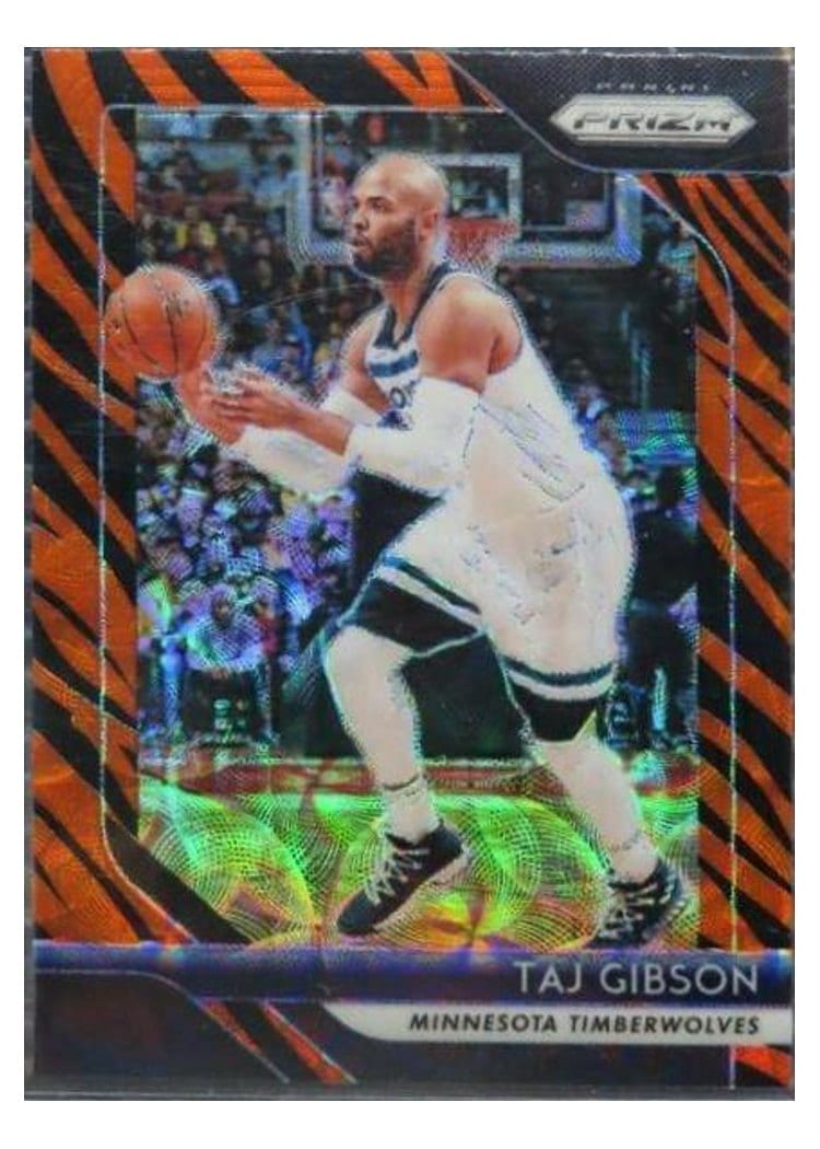 2018-19 Panini Prizm Base Set Taj Gibson #97 card