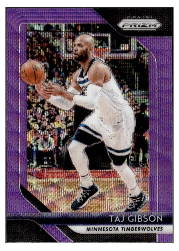 2018-19 Panini Prizm Base Set Taj Gibson #97 card