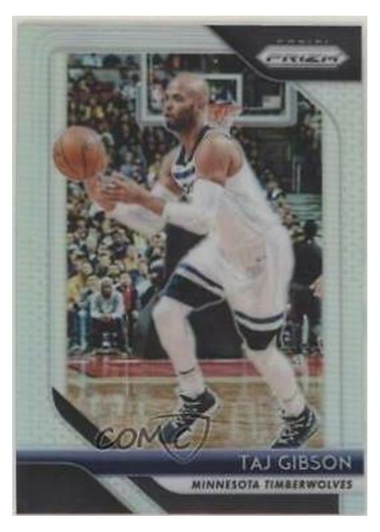 2018-19 Panini Prizm Base Set Taj Gibson #97 card