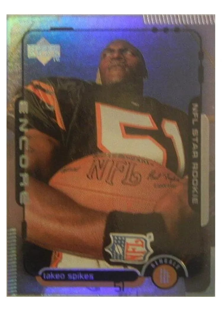 1998 Upper Deck Encore Takeo Spikes #9 card