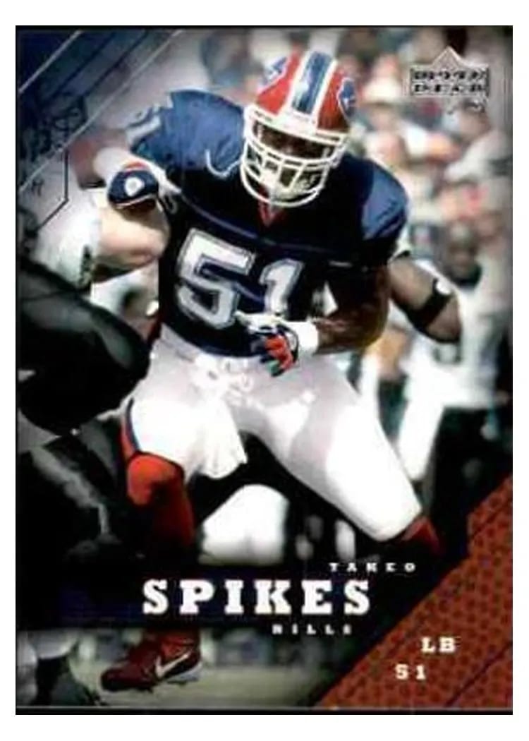 2005 Upper Deck Takeo Spikes #24 card
