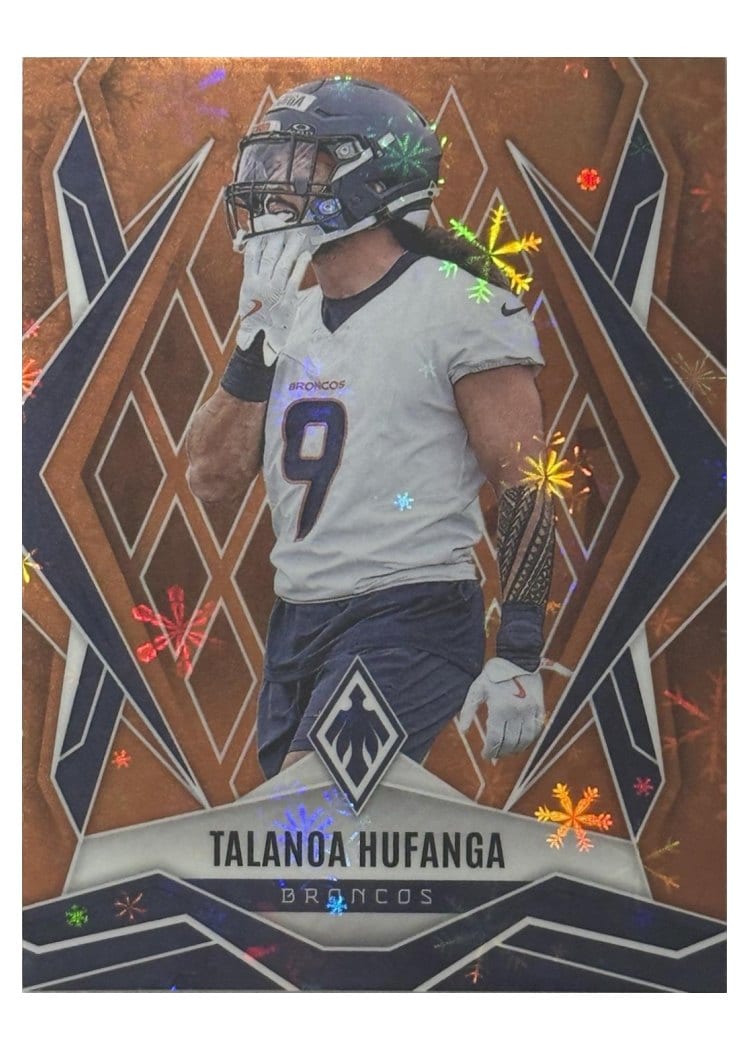 2025 Panini Phoenix Base Set Talanoa Hufanga Orange Winter #79 card