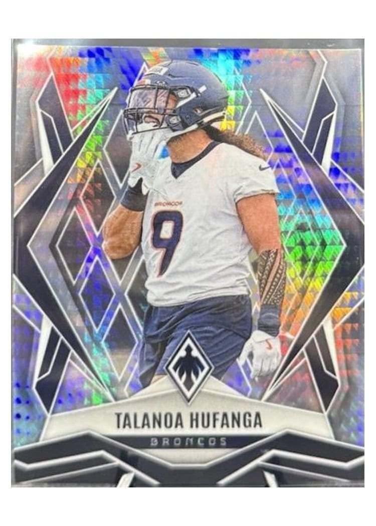 2025 Panini Phoenix Base Set Talanoa Hufanga Silver Hyper #79 card