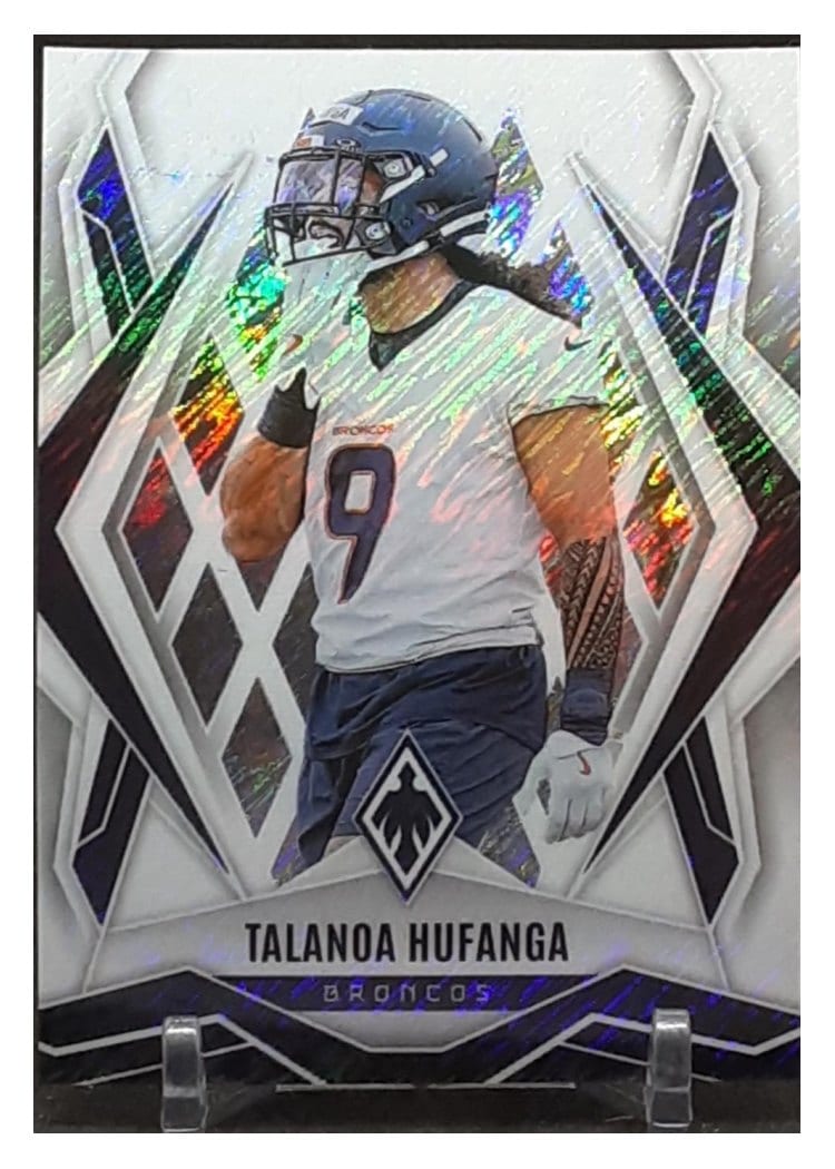 2025 Panini Phoenix Base Set Talanoa Hufanga White Shimmer #79 card