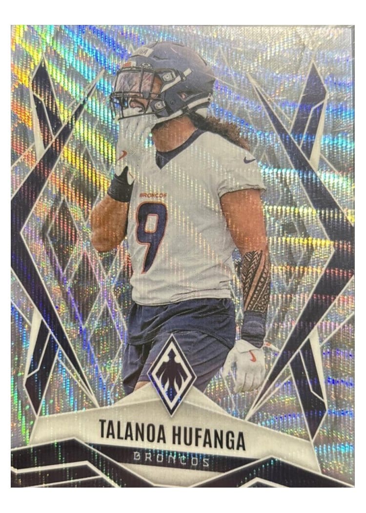 2025 Panini Phoenix Base Set Talanoa Hufanga Silver Autograph #79 card