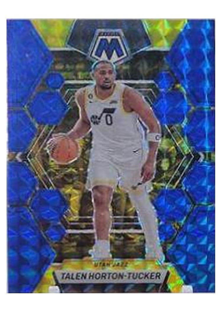 2022-23 Panini Mosaic Base Set Talen Horton-Tucker Blue #74 card