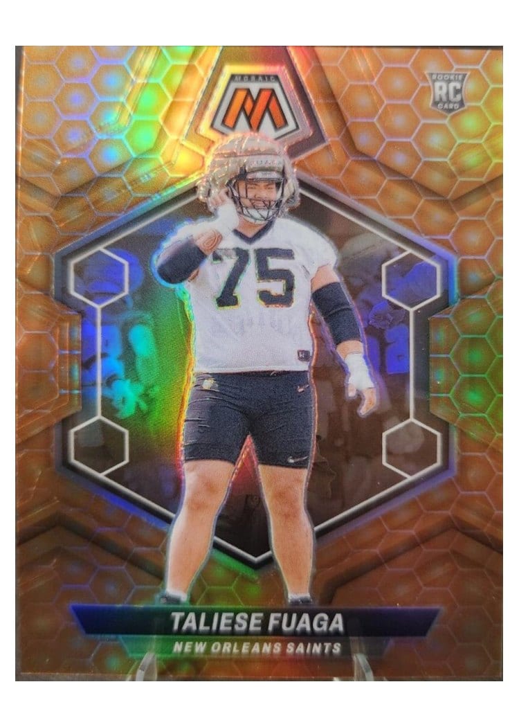 2024 Panini Mosaic Base Set Taliese Fuaga Honeycomb #314 card