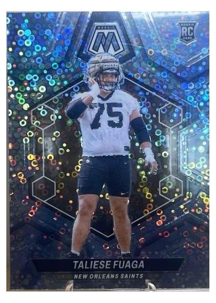 2024 Panini Mosaic Base Set Taliese Fuaga #314 card