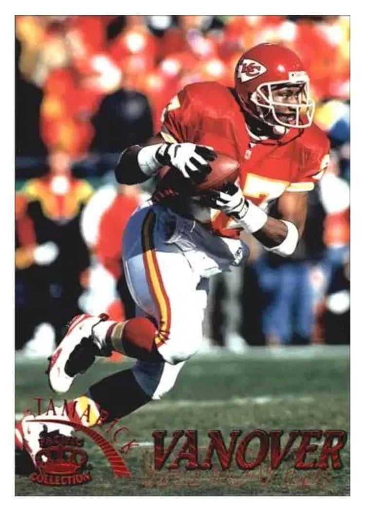 1996 Pacific Gridiron Tamarick Vanover Red #63 card