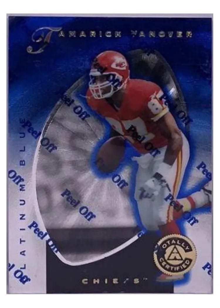 1997 Pinnacle Totally Certified Tamarick Vanover #115 card