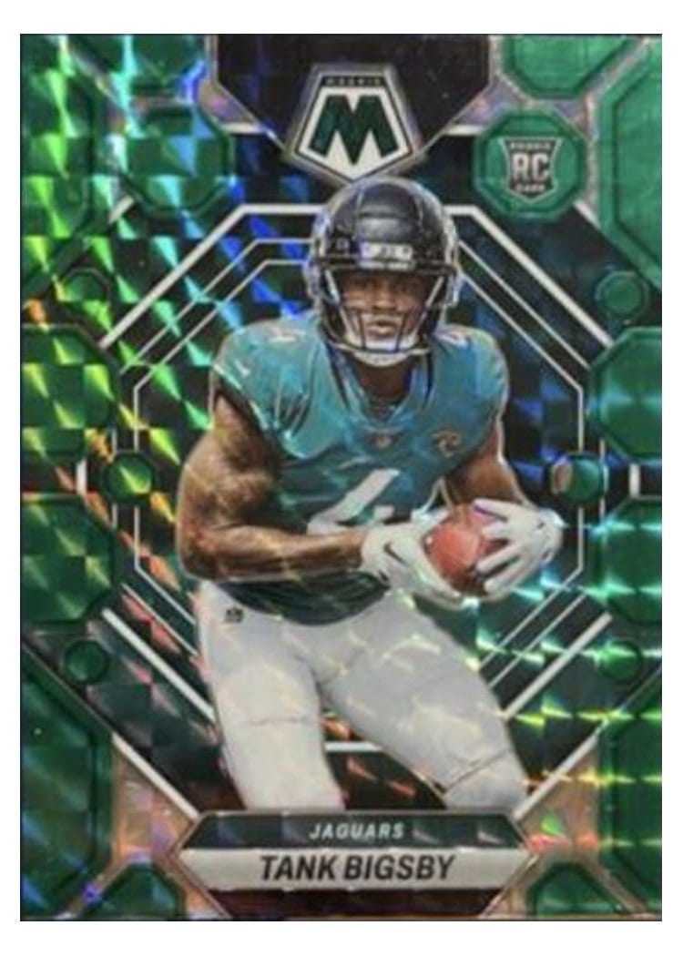 2023 Panini Mosaic Base Set Tank Bigsby Green Swirl #364 card