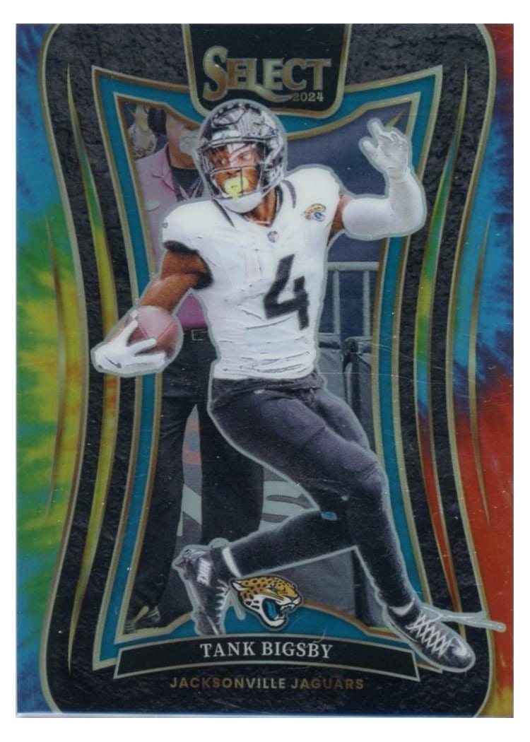 2024 Panini Select Base Set Tank Bigsby Tie-Dye Prizm #376 card