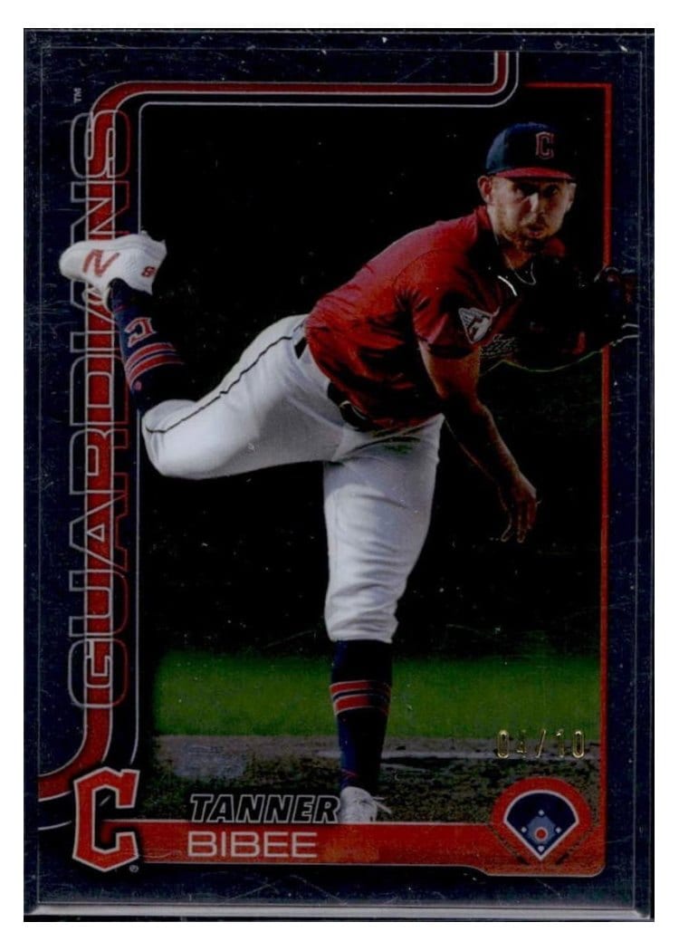 2025 Topps Base Set Tanner Bibee #164 card