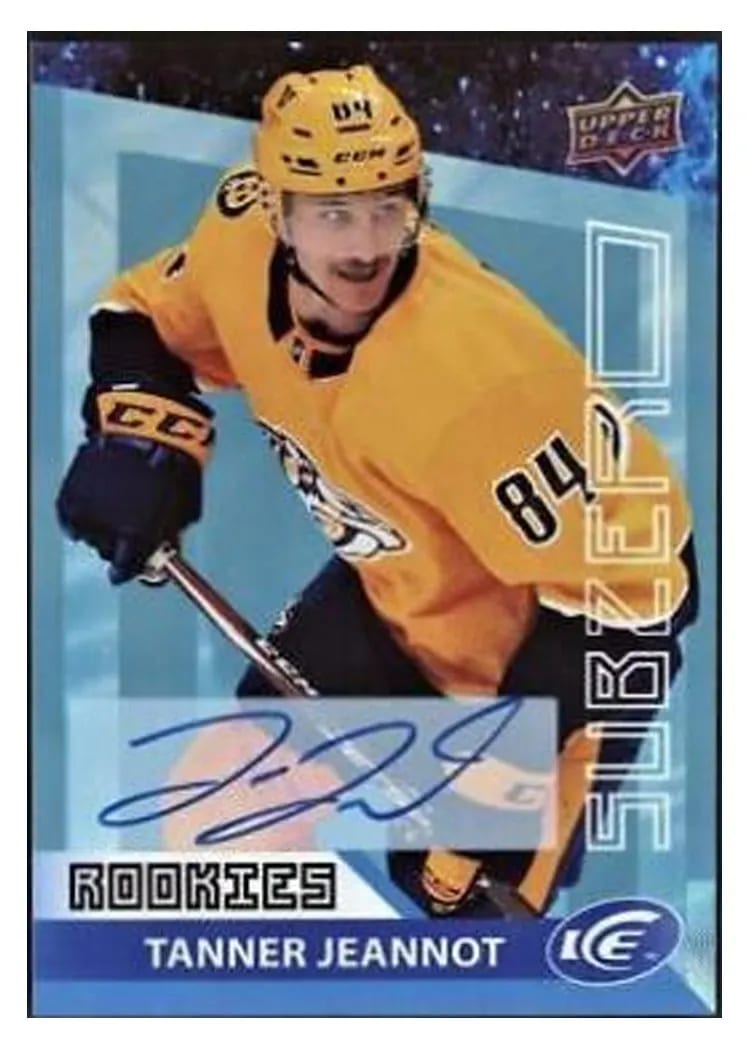 2021-22 Upper Deck Ice Sub Zero Tanner Jeannot #SZ-53 card
